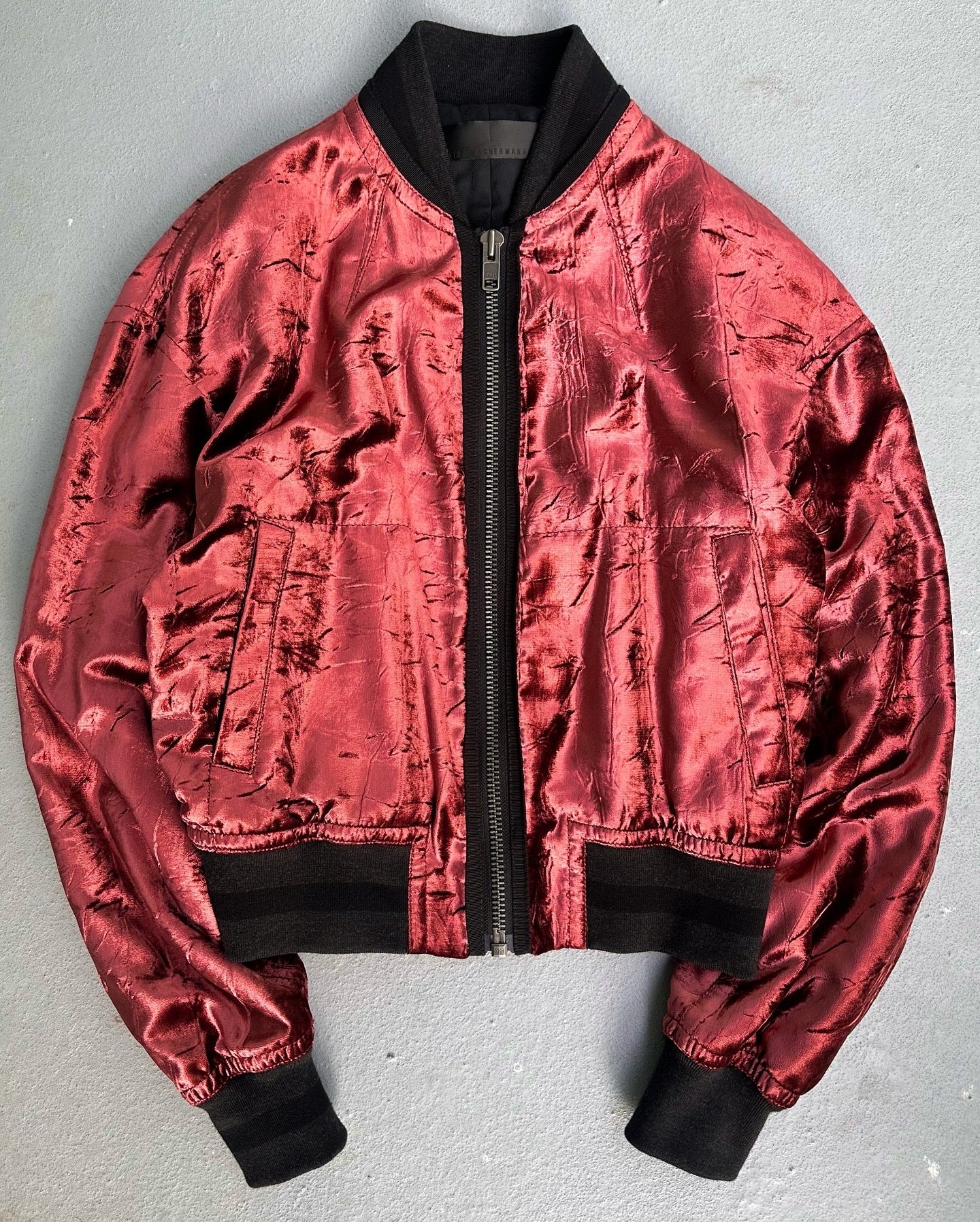 Haider Ackermann AW17 ‘Tiziano’ Velvet Bomber Jacket