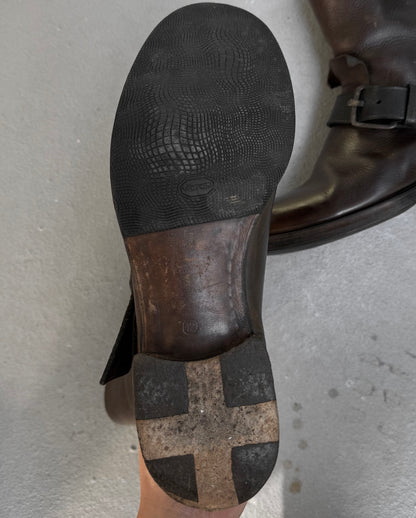 m.a+ by Maurizio Amadei 'S1C31' BI 1.5 Tall Buckle Engineer Boots