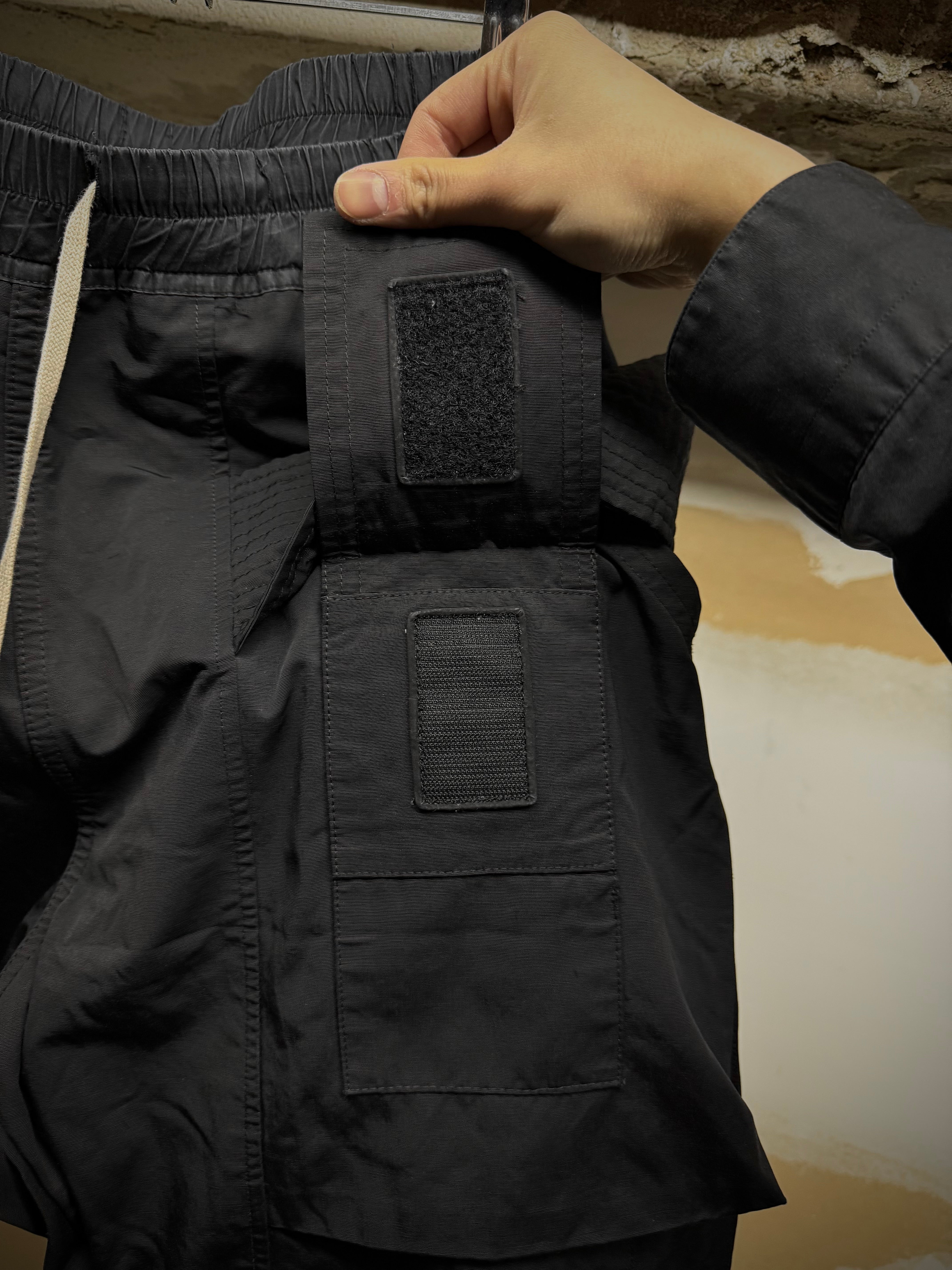 Rick Owens SS17 Cotton Nylon Creatch Cargo Pants | DRIEW