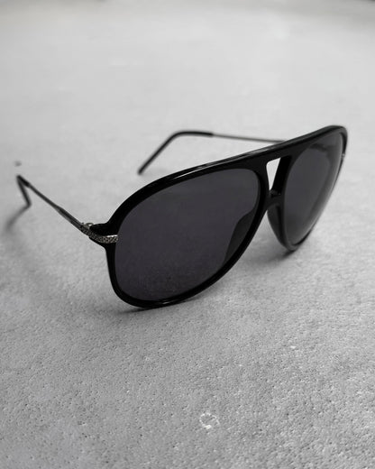 DIOR HOMME by Hedi Slimane Early 00s Purple Tinted ‘BlackTie-129S’ Aviator Sunglasses