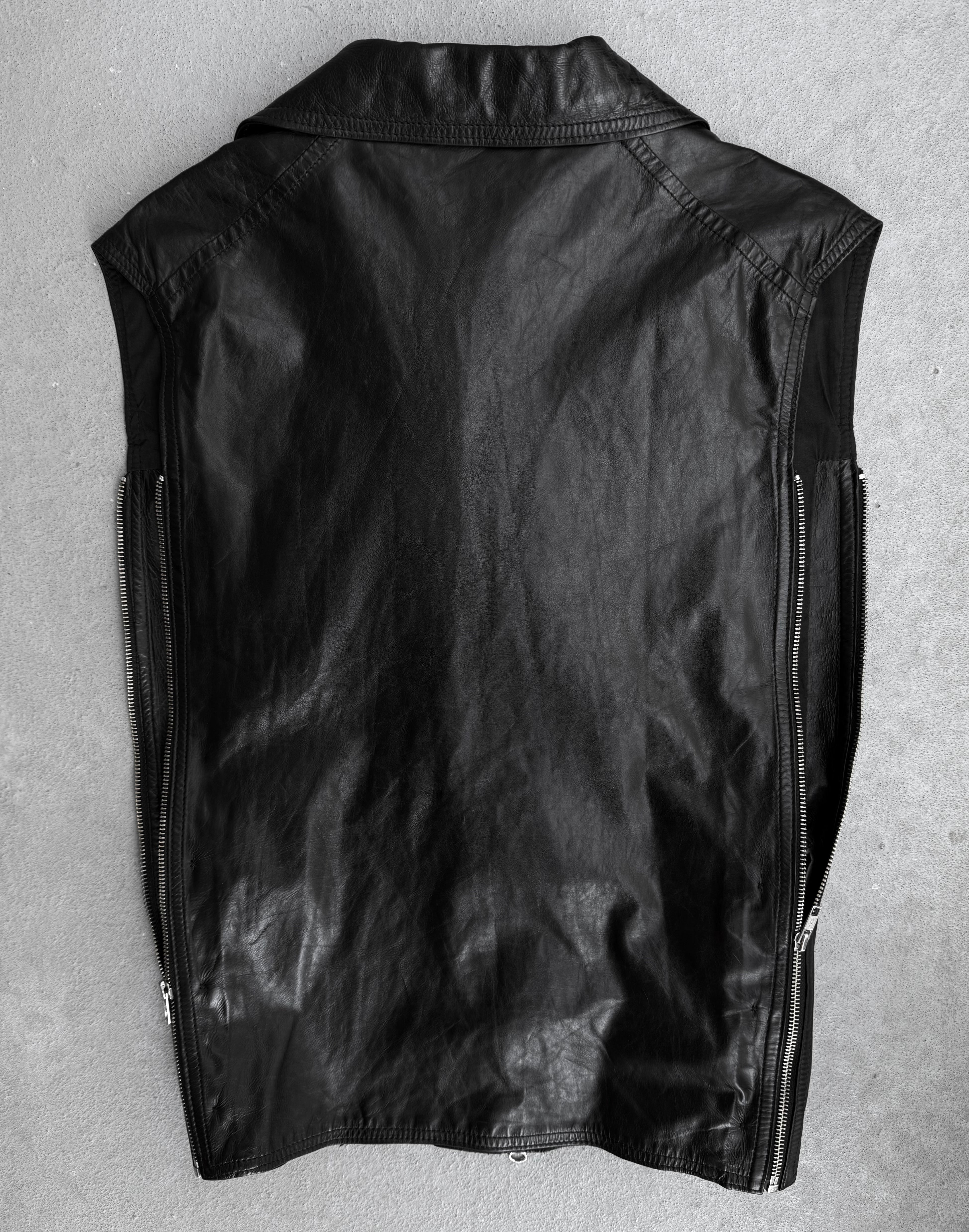 Ann Demeulemeester SS01 Studded Leather Vest – DRIEW