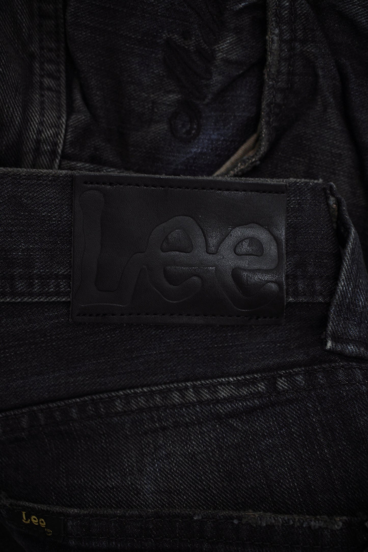 Midas x LEE Early 00s Mud Washed Blue Studded Bootcut Denim detail | DRIEW GARMENTS