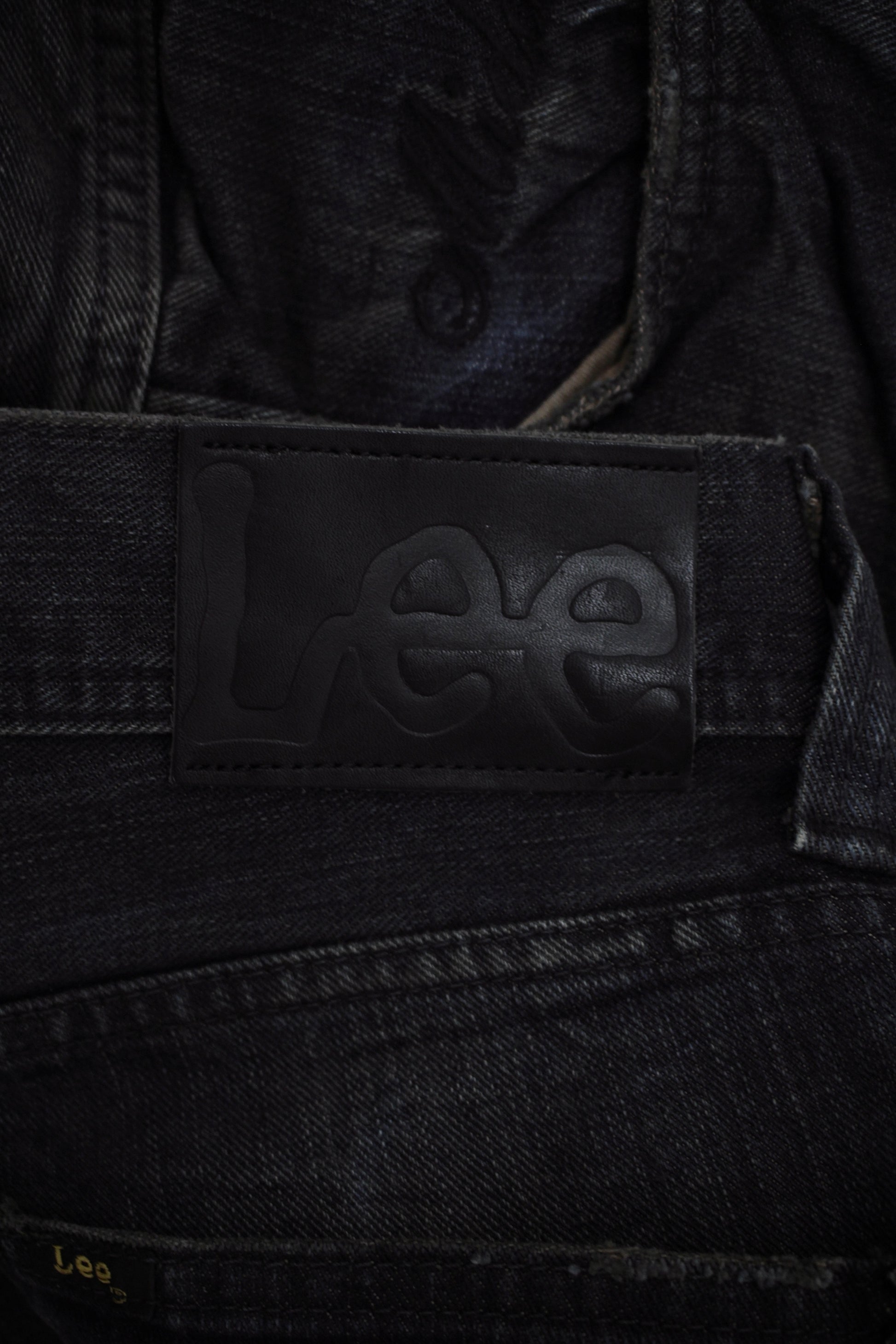 Midas x LEE Early 00s Mud Washed Blue Studded Bootcut Denim detail | DRIEW GARMENTS