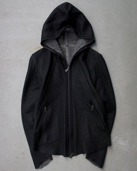 Isaac Sellam: “Experience” Black Lambskin Leather Jacket