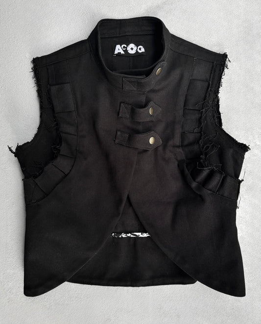 ACOG AW24 Gabardine Pleated Duffle Vest