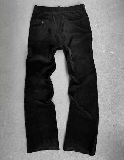 Tornado Mart Early 00s Velour Bootcut Trousers