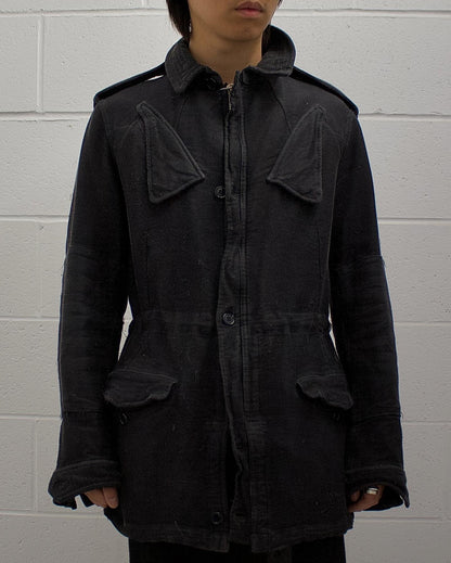 MiharaYasuhiro AW05 Distressed Mesh Military Jacket