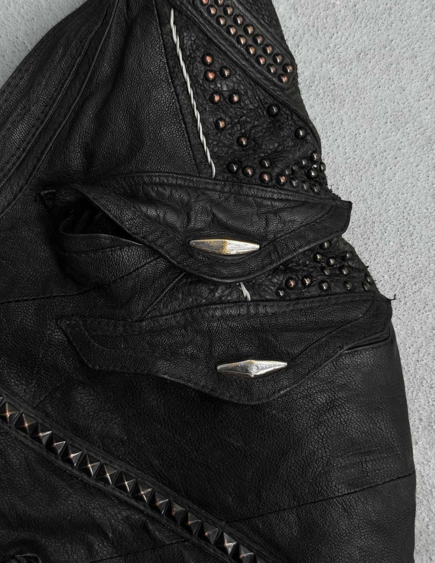 KMRii Early 00s Studded Leather Sling Bag