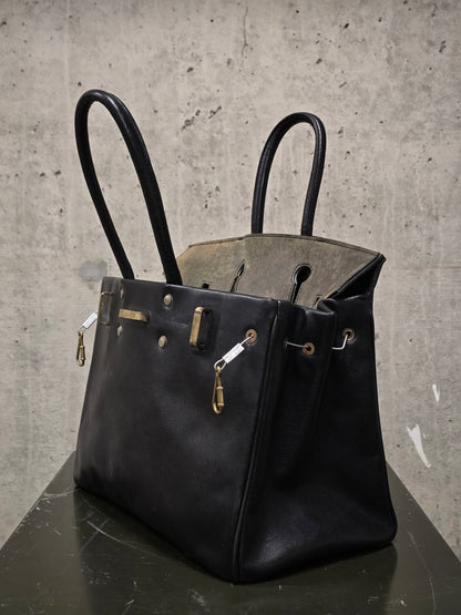ierib SS22 Exclusive Smooth Horse + Marble Cordovan Leather 'Bark Bag #35'
