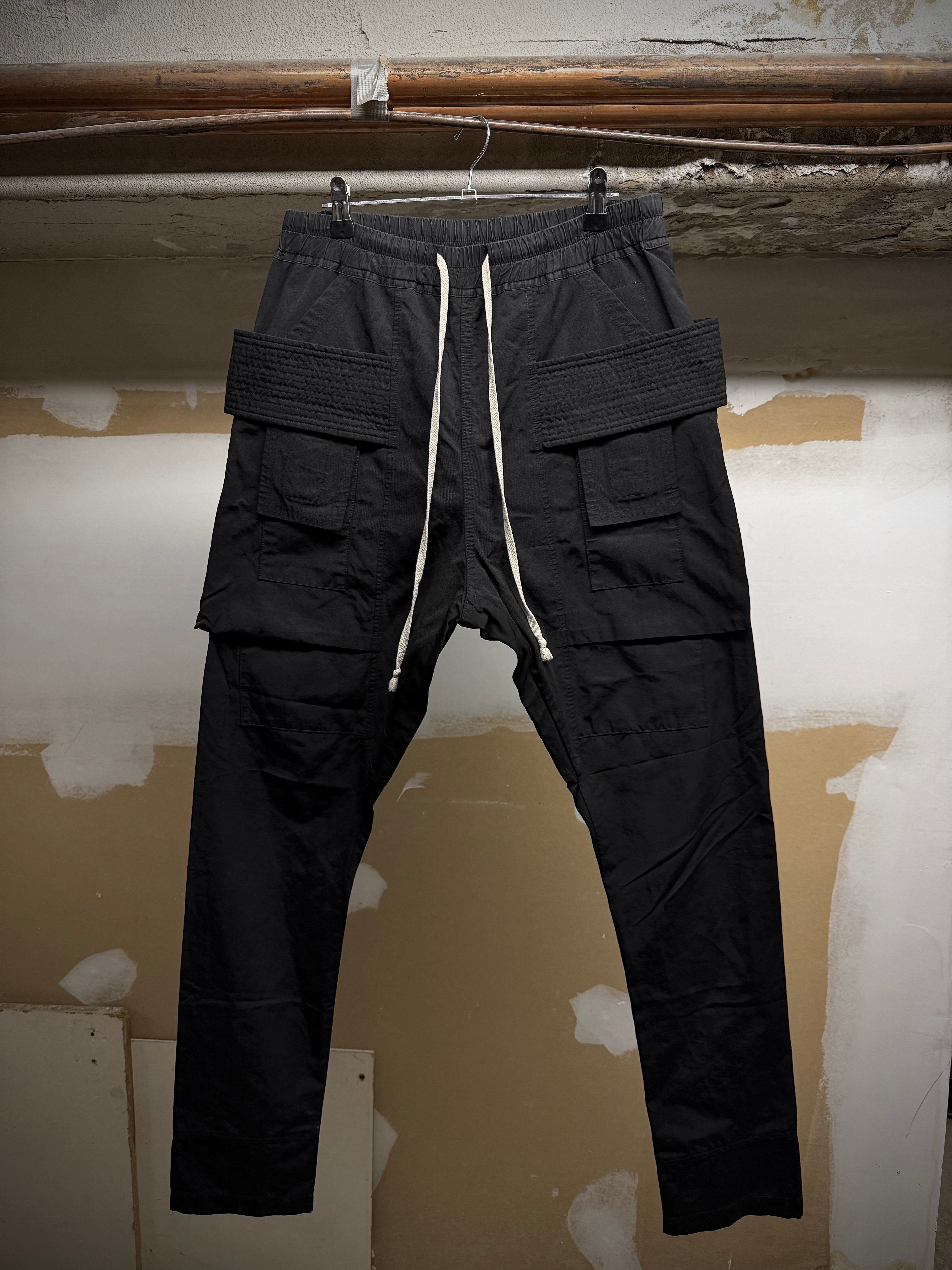Rick Owens DRKSHDW SS17 Walrus Creatch Cargo Pants Black – DRIEW