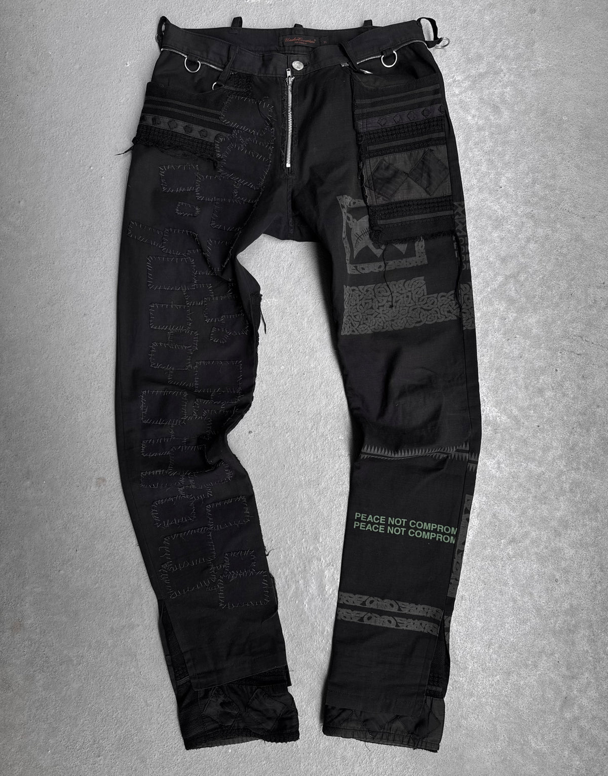 Undercover SS03 SCAB Patchwork Pants | Archive Grail – DRIEW