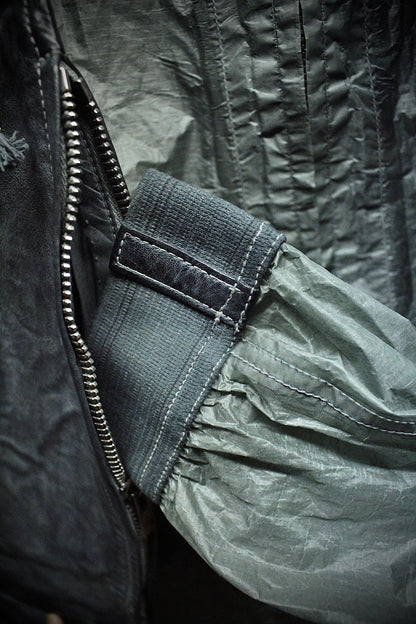 Carol Christian Poell 'VM/2423 ROOMS-PTC/29' Object-dyed Kangaroo Leather Parachute Vest Bag