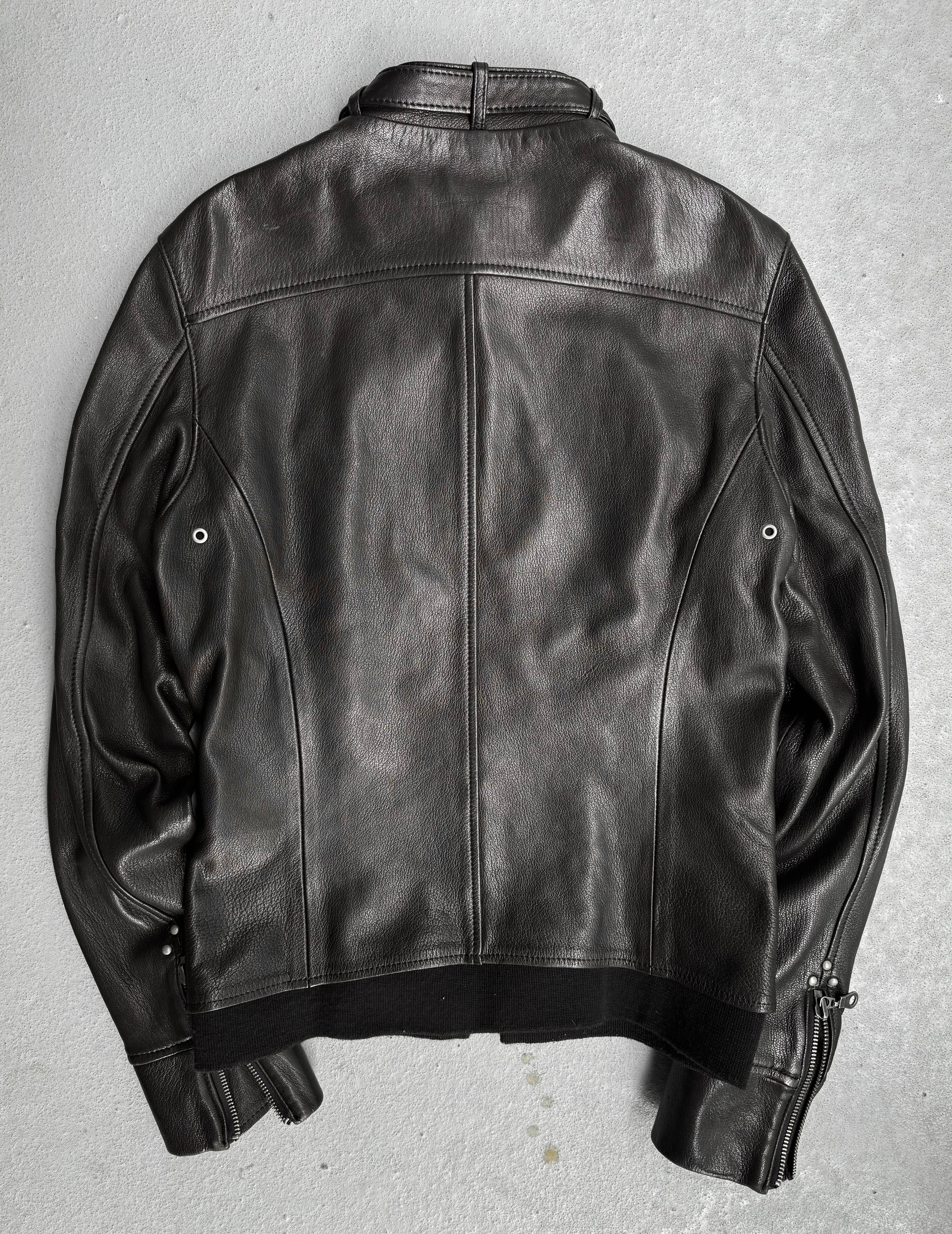 MiharaYasuhiro AW08 Deerskin Leather Studded Single Rider