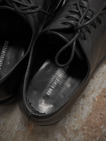 Ann Demeulemeester AW21 'Olivier' Cow Leather Derbies detail | DRIEW GARMENTS