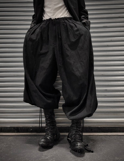 Yohji Yamamoto POUR HOMME AW19 Pleated Drop-crotch Balloon Pants