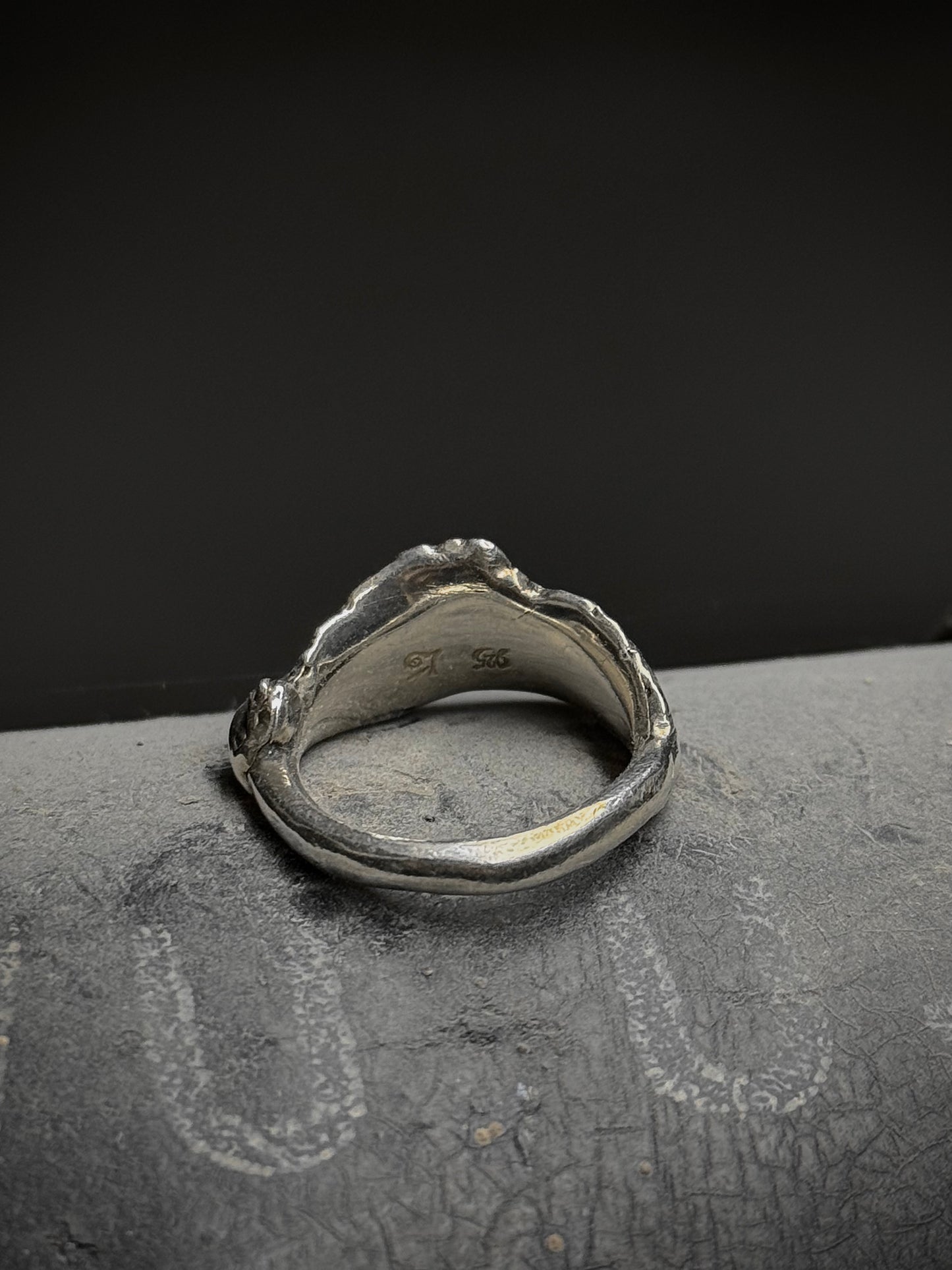 WERKSTATT:MÜNCHEN Early 00s .925 Silver Eagle Wing Ring (Discontinued) detail | DRIEW GARMENTS