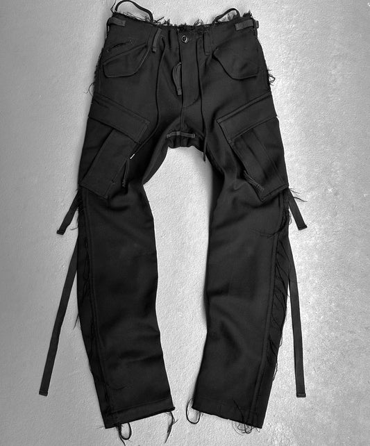 TakahiroMiyashita TheSoloist. AW15 Calf-trimmed Wool Straps Cargo Pants