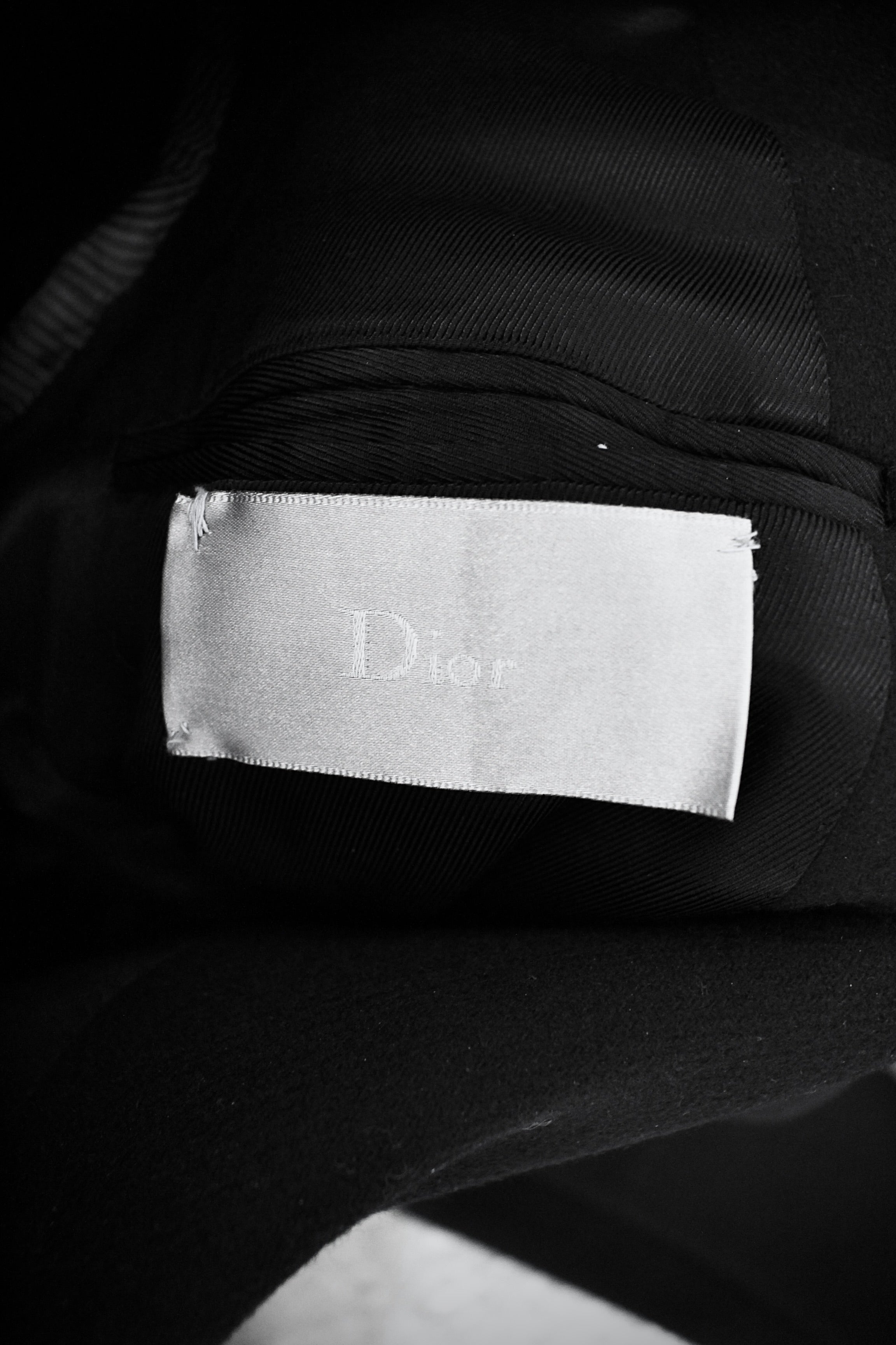 DIOR HOMME AW07 Classic Tailored Heavy Wool Coat | DRIEW