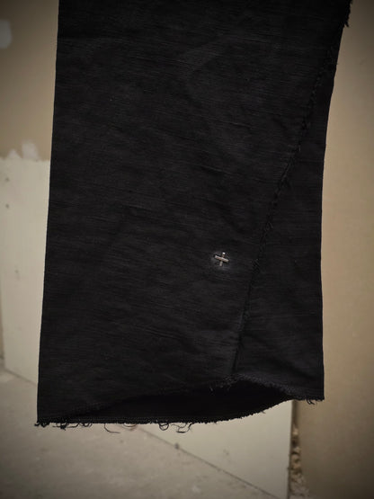 m.a+ by Maurizio Amadei SS13 'P211' Frayed Edge Bootcut Linen Pants