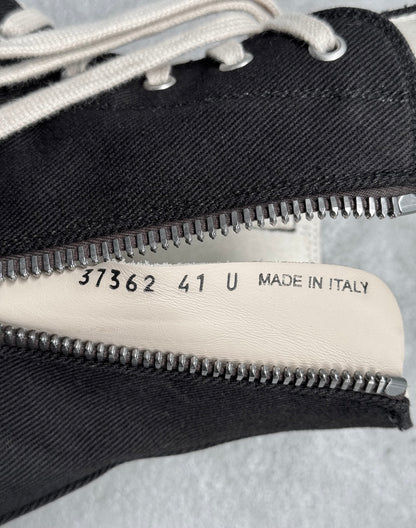 Rick Owens DRKSHDW AW16 “MASTODON” Canvas Ramones Sneakers