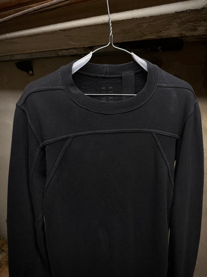 Rick Owens DRKSDHW AW07 "EXPLODER" Asymmetric Split Hem Long-sleeves Jumper detail | DRIEW GARMENTS