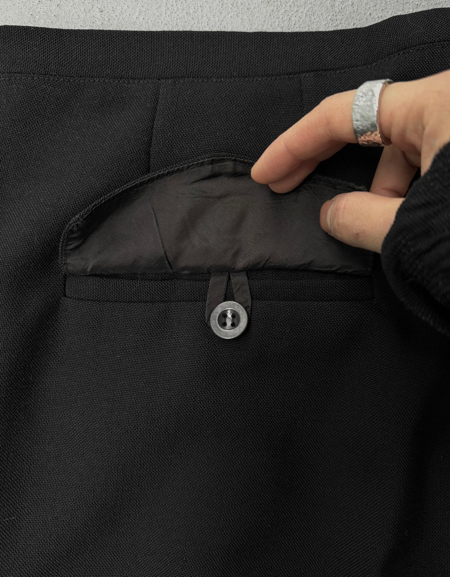 Carol Christian Poell AW01-02 'PM/1516 SORG' Wide Leg Trousers