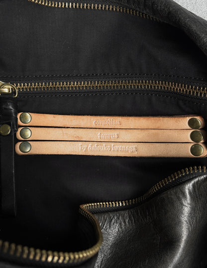 cornelian taurus by daisuke iwanaga ‘Combo Handle’ Horse Leather Boston Bag