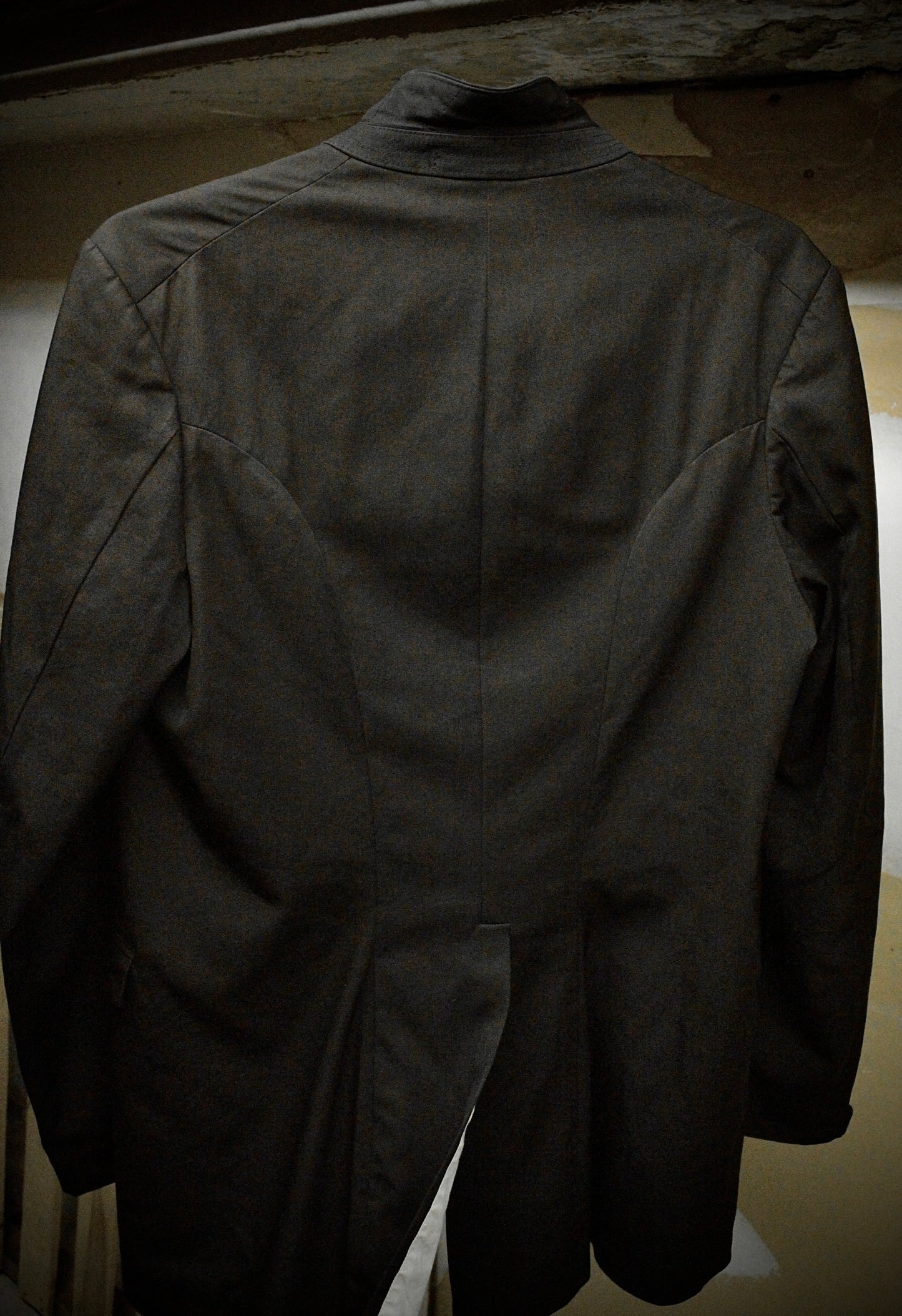 COMME des GARÇONS HOMME PLUS AW12 Dark Brown Victorian Wool Chore Coat