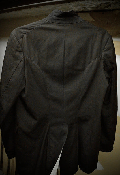 COMME des GARÇONS HOMME PLUS AW12 Dark Brown Victorian Wool Chore Coat