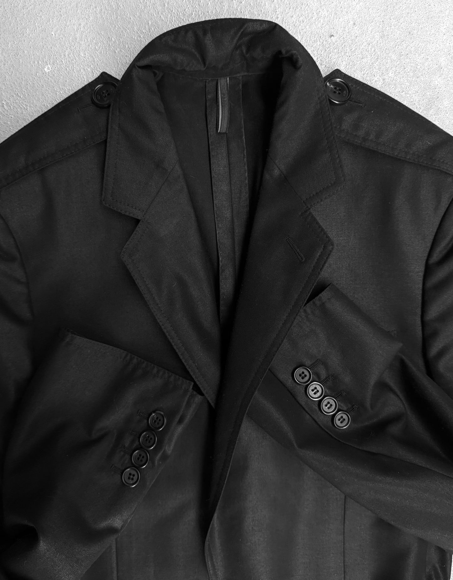DIOR HOMME by Hedi Slimane SS07 "We Look Good Together" Metallic Two-Button Blazer