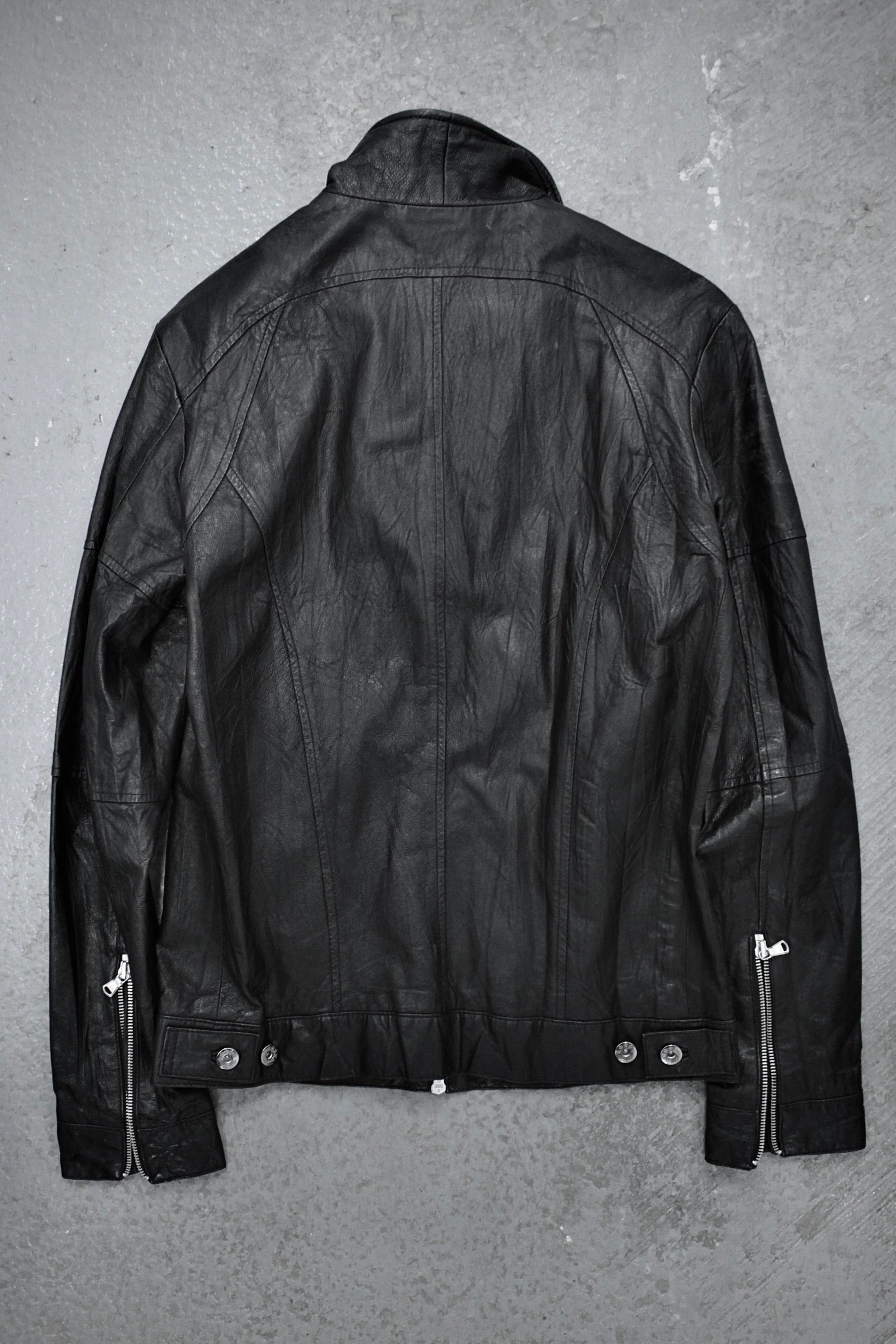 Jackrose Early 00s Pigskin Leather Rider Jacket detail | DRIEW GARMENTS