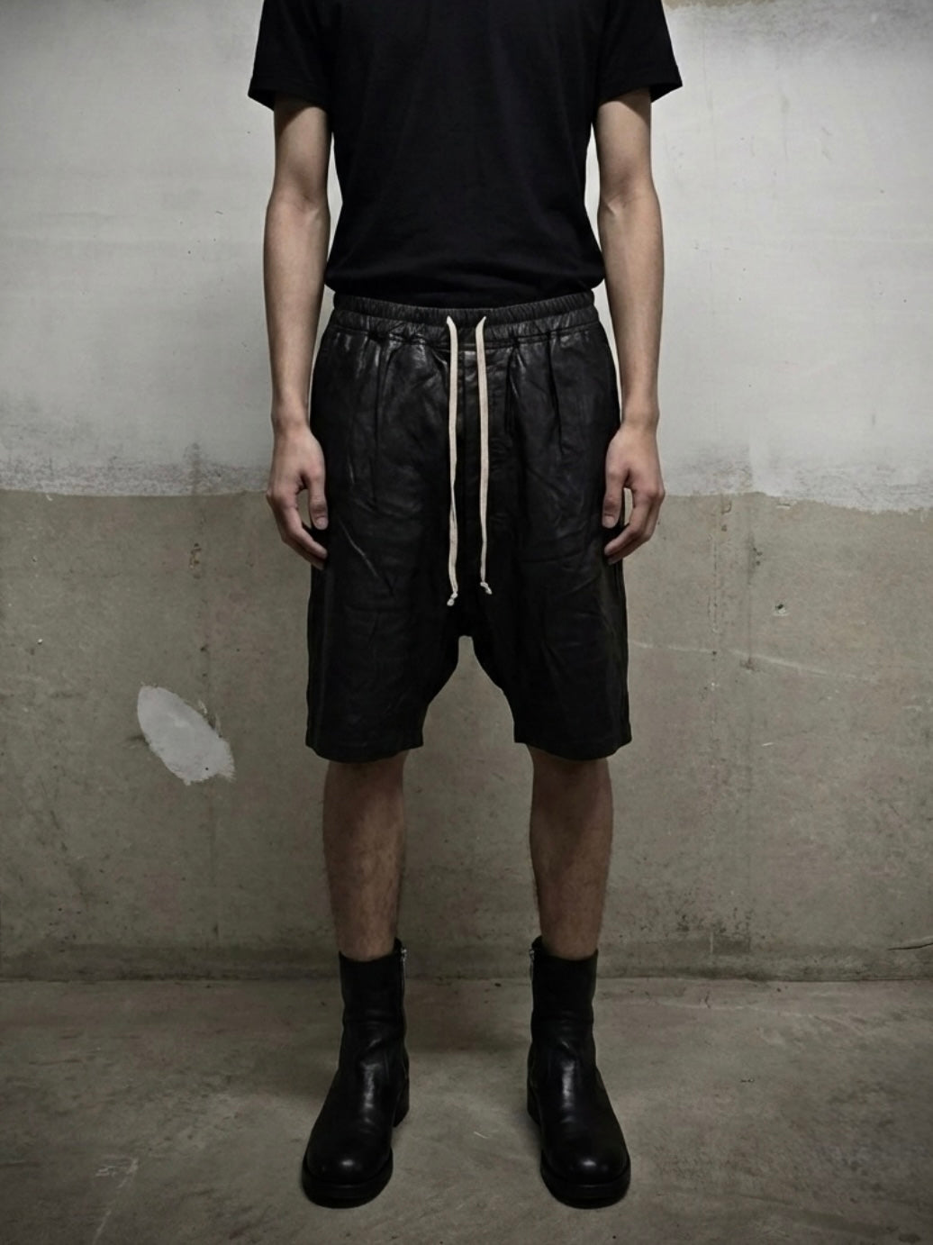 Rick Owens SS18 DIRT Leather Pod Shorts | Toronto – DRIEW