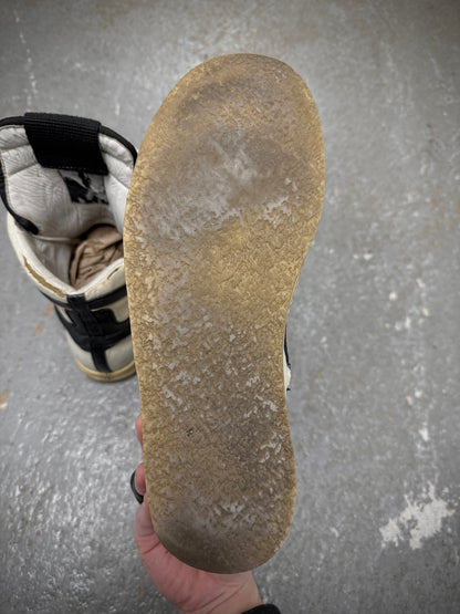 Rick Owens AW06 "DUSTULATOR" 'Reverse Oreo' Dunk Leather Sneakers