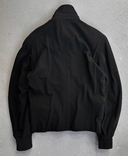 Tokio Kumagai AW96 Pleated Gabardine Wool Zip-up Jacket