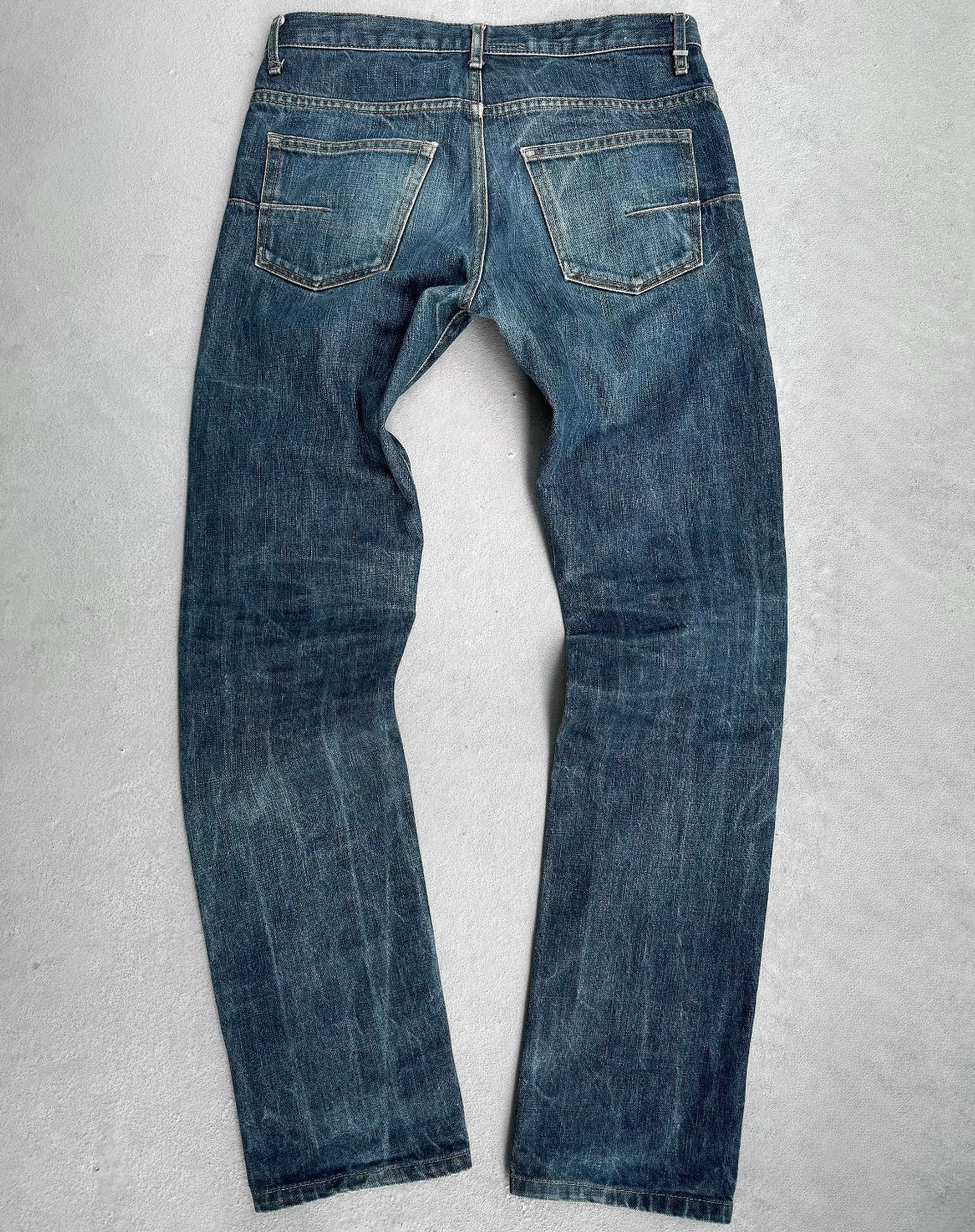 DIOR HOMME Early 00s Washed Blue Denim