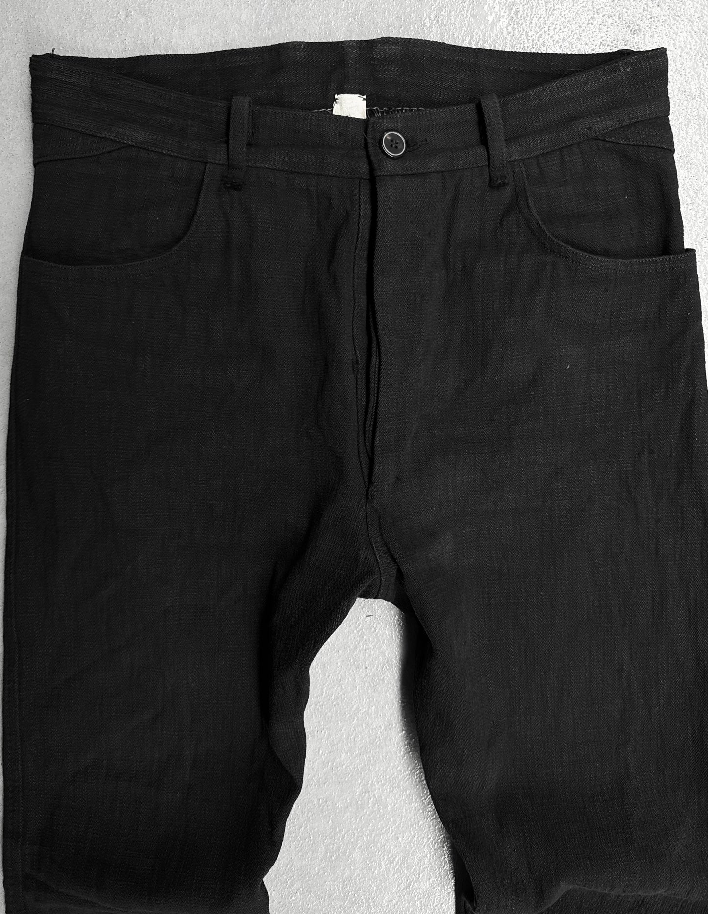 A DICIANNOVEVENTITRE (A1923) Heavy Cotton Paper-blend Bootcut Denim