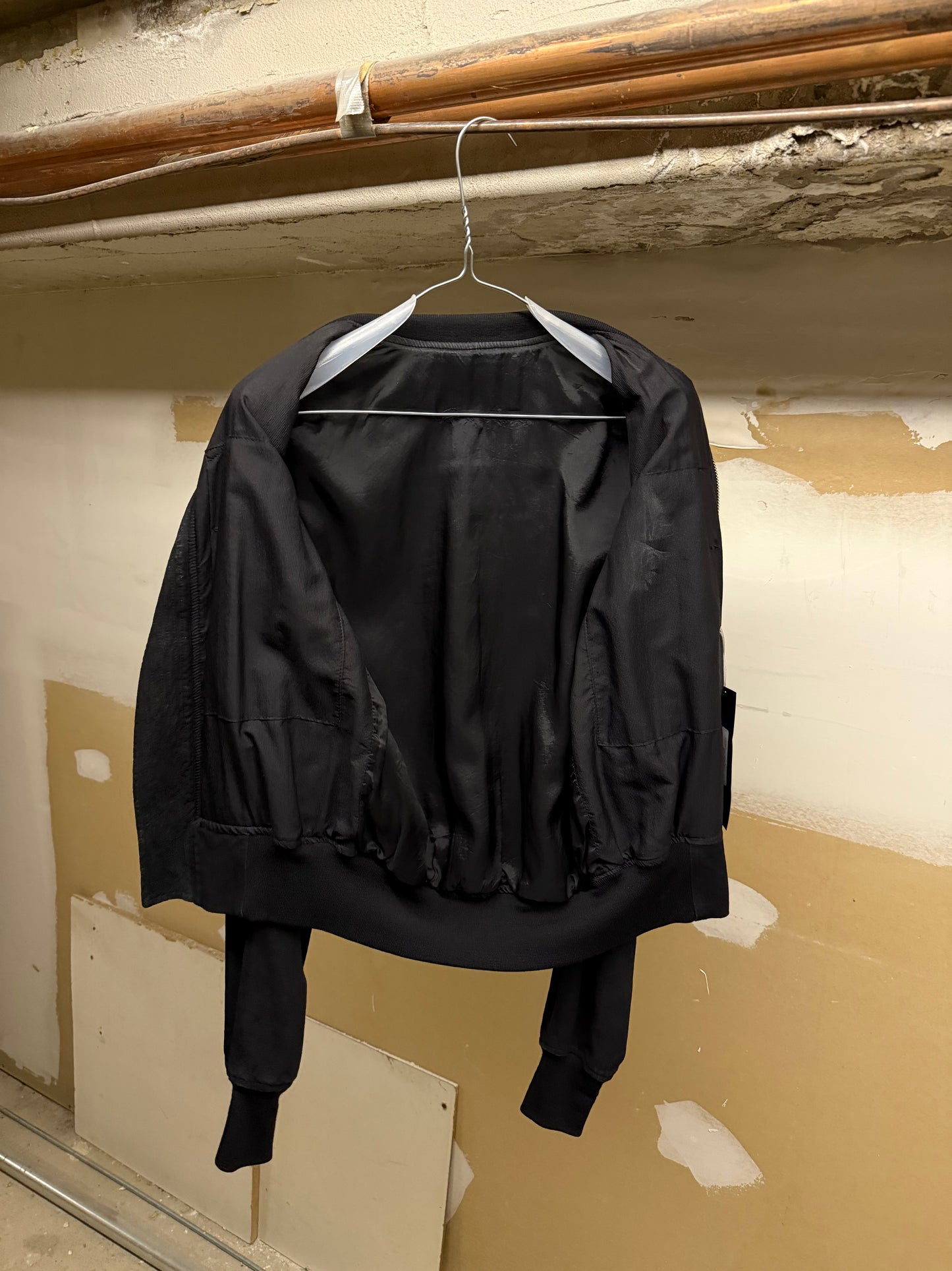 Rick Owens SS14 "VICIOUS" Blistered Lamb Leather Bomber Jacket detail | DRIEW GARMENTS