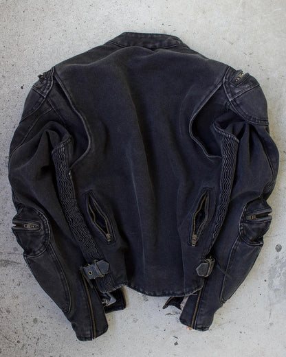 Kadoya K’s Leather 00s Padded Motorcycle Denim Jacket