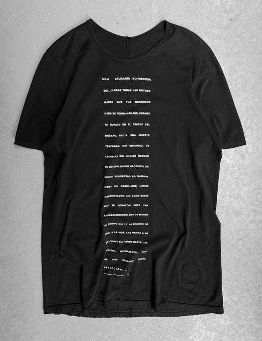Rick Owens DRKSHDW SS20 “TECUATL” Richard Wagner’s Affliction Level T-shirt