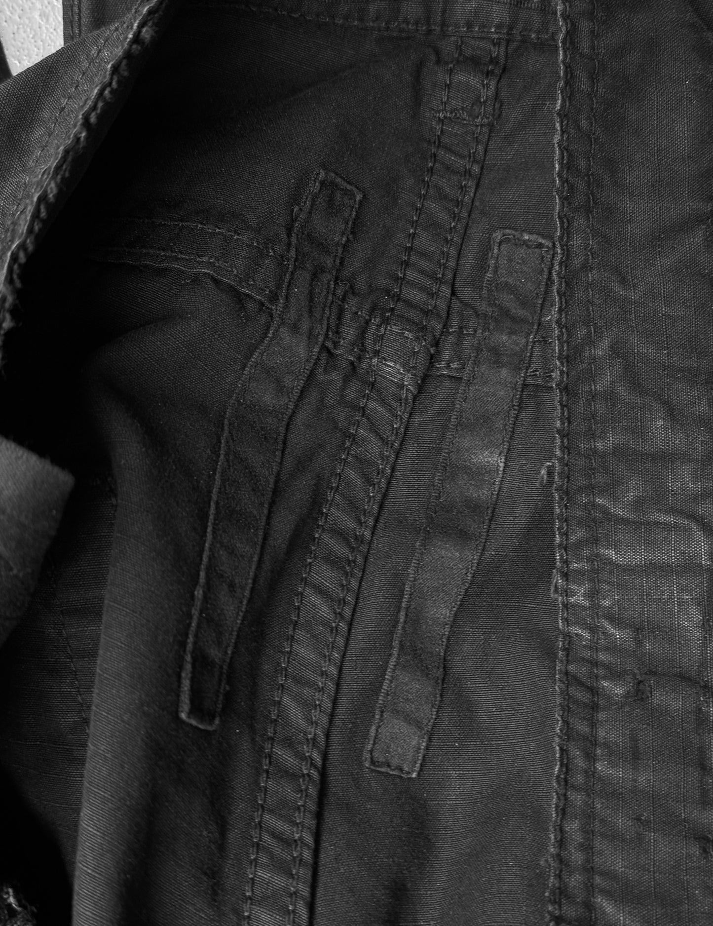 Rick Owens DRKSHDW AW09 “CRUST” Light-waxed Cotton Poplin Skinny Pants