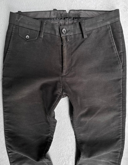 MiharaYasuhiro AW05 Back-Stapled Moleskin Trousers