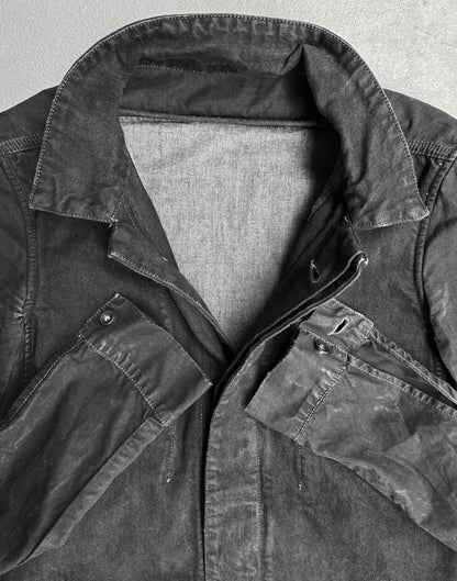 Rick Owens DRKSHDW AW09 “CRUST” Light Waxed Denim Worker Jacket