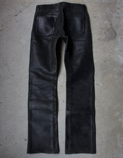 RipVanWinkle 00s Garment-Dyed Horse Leather Bootcut Pants