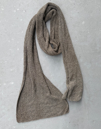 DEEPTI Collection °014-015 ‘K-008 999-999’ Real Silver Hand-knitted Scarf