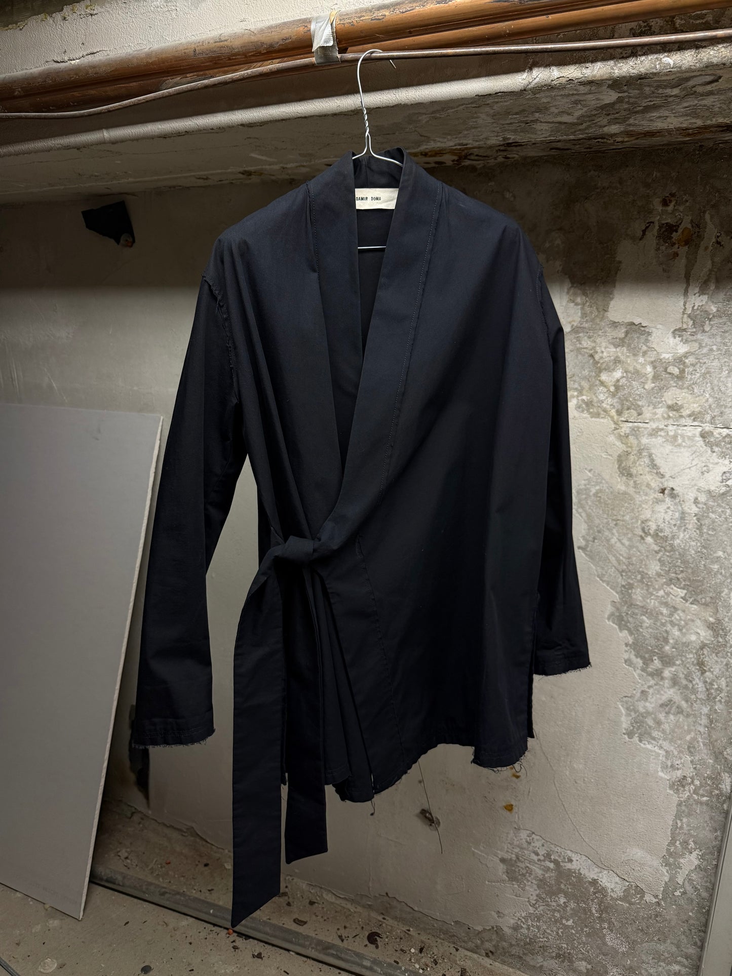 DAMIR DOMA AW15 Cotton Kimono Wrapped Jacket