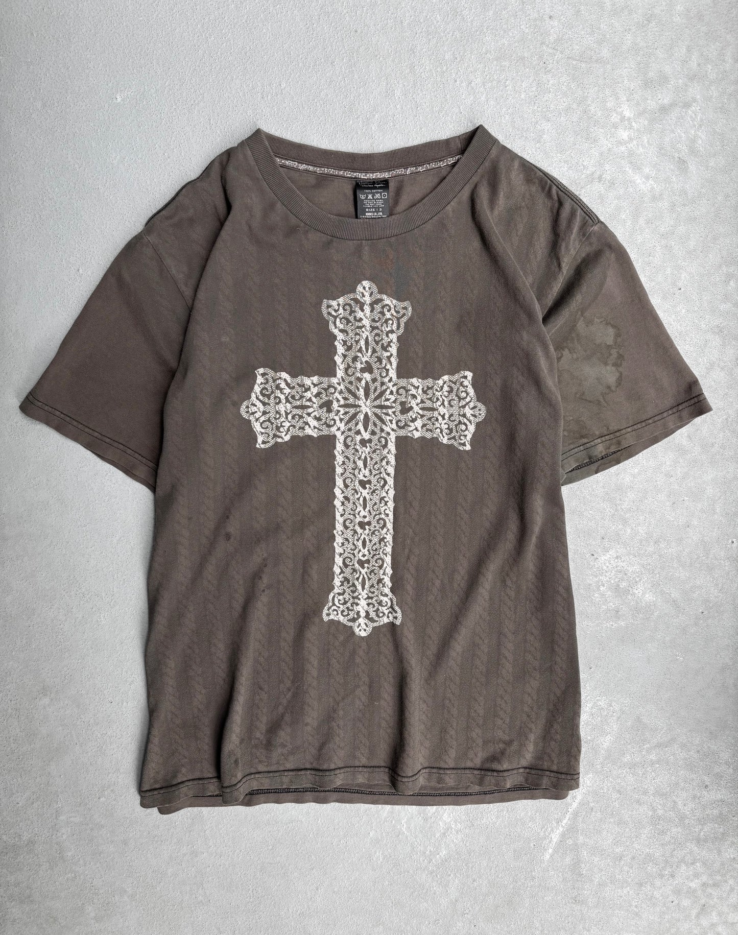 Number (N)ine SS07 “About a boy” Gothic Cross T-shirt