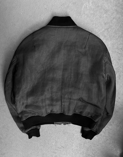 noir kei ninomiya AW15-16 Tulle Bomber Jacket