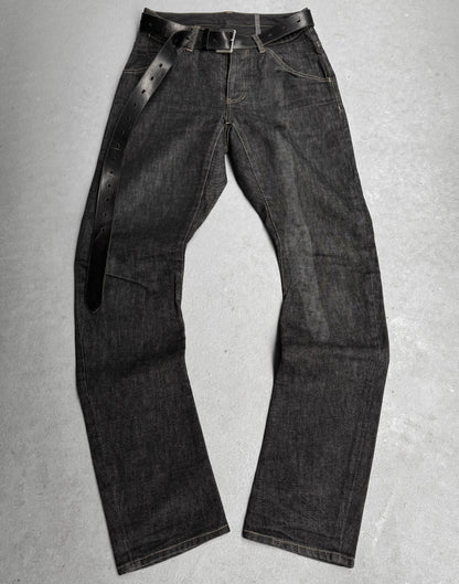 ATTACHMENT by Kazuyuki Kumagai Early 00s J-cut Indigo Denim