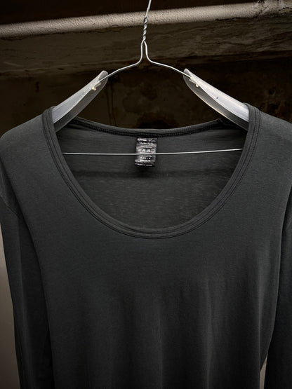 Number (N)ine AW06 “NOIR” Auqa Marine Scoop Neck Long-sleeves detail | DRIEW GARMENTS