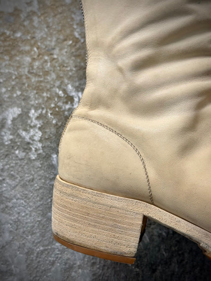 Other GUIDI 'B788Z' White Full-grain Horse Leather Back Zip Boots detail | DRIEW GARMENTS